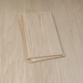 12” Cut Sample Engineered Hardwood Plank Flooring | DIY Click or Glue Installation, Real Wood Veneer, Kid and Pet-Friendly | Balboa Silvan 6"