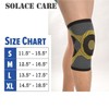 Solace Care Adjustable Elastic Compression Knee Support Sleeve - Knee