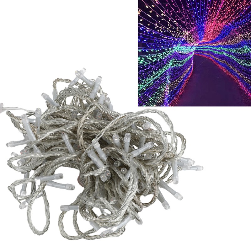 10m 100LED String Lights 24V Waterproof 8 Modes Ornamental Lamp
