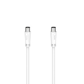 hama German Antenna Cable, Coax Plug - Coax Socket, 15.0 m, 90 dB