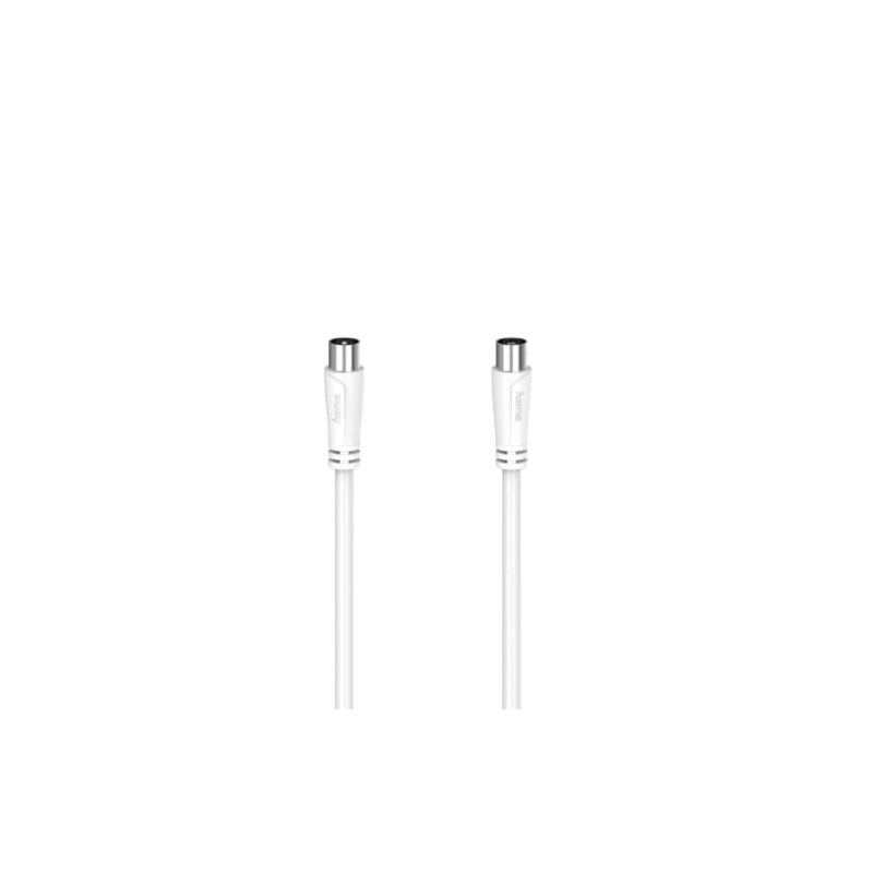 hama German Antenna Cable, Coax Plug - Coax Socket, 15.0