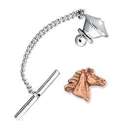 Creative Pewter Designs Copper Plated Horse Head Tie Tack MC140TT