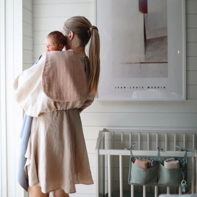 Mushie Storage Bag Baby & Cot Organiser | Nursery Decor,