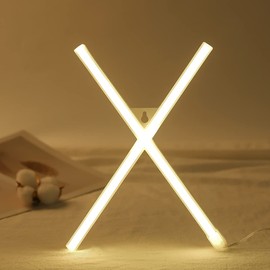 SplendShop Light Up LED Neon Letters Sign Wall Decorative Neon Lights Alphabet Marquee Letter A to Z & 0 to 9 (Warm White - X)