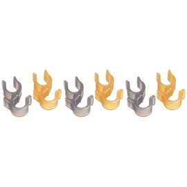 Hataya Cord Clip, Hose Clip, Applicable Diameter 0.3 - 0.4 inches (7 - 9 mm), For Households, Factories, Construction Sites, Cords, Hose Clips, Pack of 6