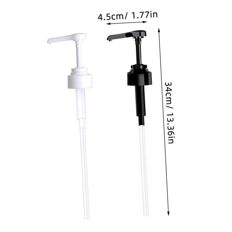 Mobestech 2pcs Black Pump Head for Oil Consumption Bottle Versatile