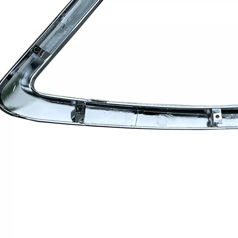 YLT AUTO Front Bumper Chrome Center Grille Molding Trim Frame