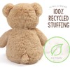 LotFancy Teddy Bear Stuffed Animal, 25cm Brown Baby Bear Plush