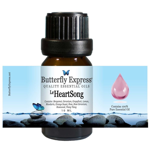 Le HeartSong Essential Oil Blend 10ml - 100% Pure - by Butterfly Express