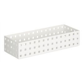 like-it 9011 Storage Case, Bricks, 11.0 inches (280 mm), Slim, Medium, Width 4.1 x Depth 11 x Height 2.5 inches (10.5 x 28 x 6.3 cm), White, Made in Japan