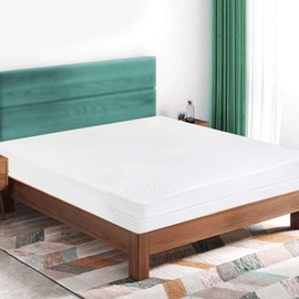 Fullcover Zipped Waterproof Mattress Cover Kingsize 150 x 200 x 25cms …