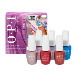 OPI GelColor, Add On Kit #1, 6 Piece Multi-Color Gel Nail Polish Set, Fall '24, Metallic Mega Mix Collection, (6 x 0.5 fl oz)