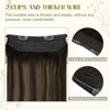 Fshine Flip in Wire Hair Extension Wire 45 cm Balayage