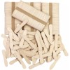 CZWESTC 400 Pcs Wooden Ice Cream Spoons, Mini Disposable Tasting