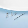 Labret Piercing 16g (1.2mm) - G23 Titanium Pin with 3