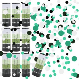 ACTOYS Confetti Cannon, Pack of 10 Handheld Confetti Poppers, Confetti Cannon, Biodegradable, Confetti Shooter, Confetti Cannon Gold, for Wedding, Birthday, Baby Shower, Party