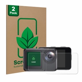 ScreenLeaf (Pack of 2 protective films for Akaso Brave 7 LE [sustainable screen protector, transparent, scratch-resistant]