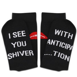JNIAP 2 Pairs Novelty Horror Movies Fans Socks R Horror Picture Show Inspired Gift Musical Film Fans Gift (R Horror Picture Socks)