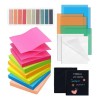 1200 Hojas Notas Adhesivas Neon Tipo Post-it 7.6x7.6cm Block