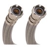 Fluidmaster B1H18 Water Heater Connector, Braided Stainless Steel - 3/4