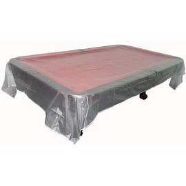 TGA Sports Transparent Pool Table Billiard Dust Cover - Fits 7/8/9 ft. Table