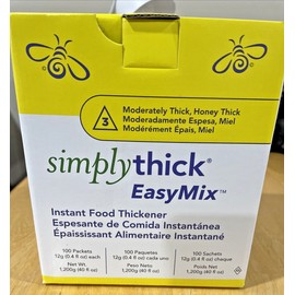 SimplyThick Simply Thick Easy Mix Thickener - Honey Consistency 100 Count Exp Aug 30 2025