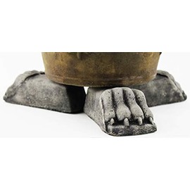 Lion Pot Feet Set of 3 Concrete Planter Home and Garden Decor