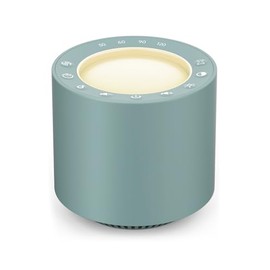Máquina de sonido para dormir: máquina de terapia de luz roja con ruido blanco y 38 sonidos relajantes, función de memoria, luz nocturna regulable con temporizador para bebés y adultos (pizar