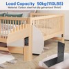 KOMOHOM 1.5x3x3 Inch Galvanized L Bracket, 8PCS 90 Degree Angle