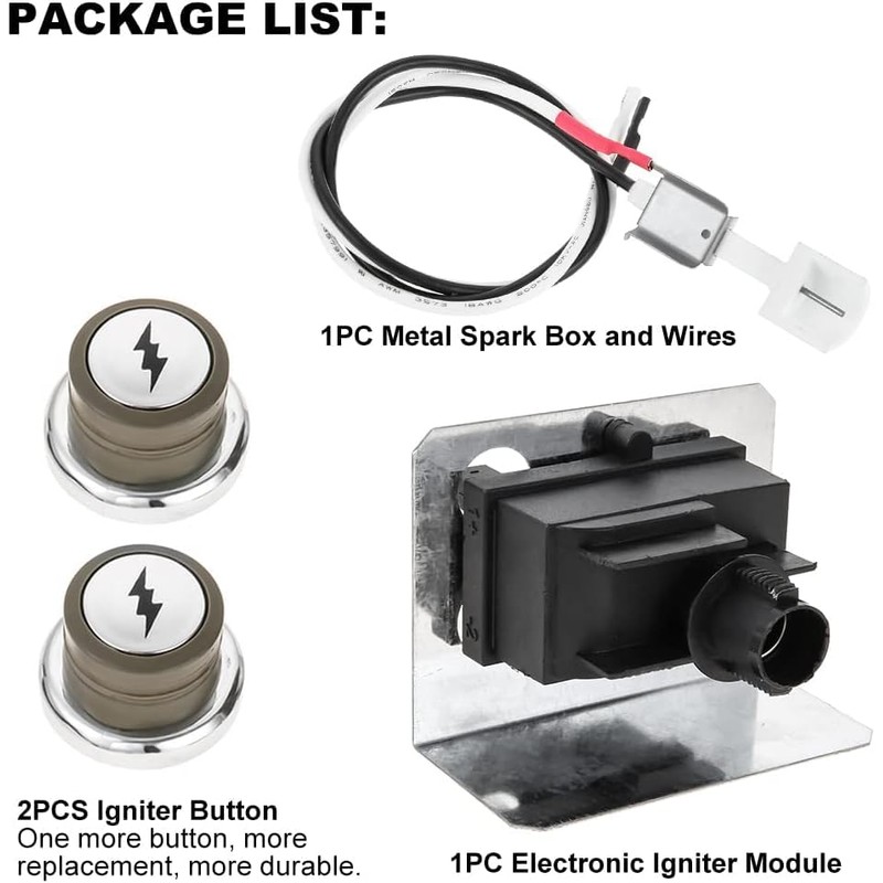 Mtsooning 67847 Grill Igniter Kit Replace Parts for Weber Genesis