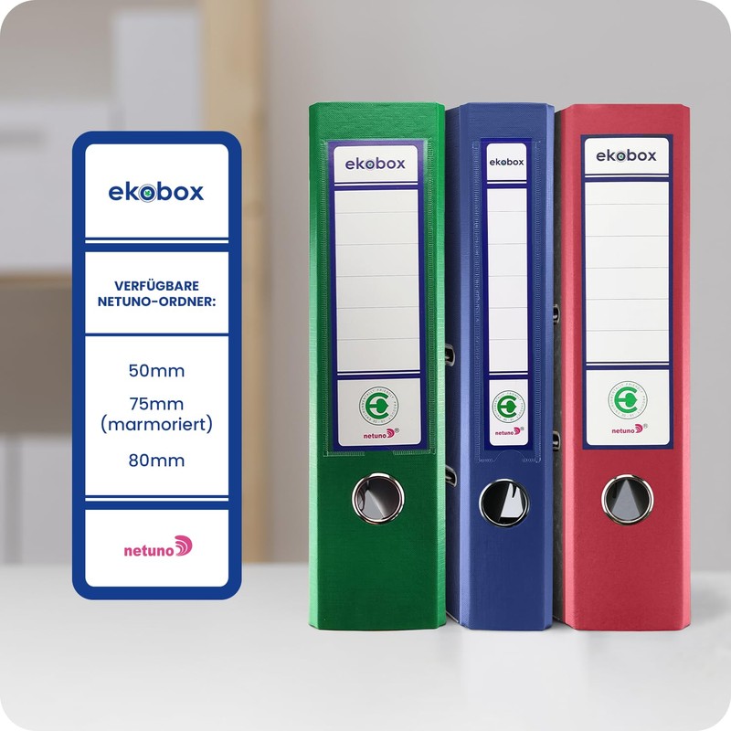 Netuno 1x Lever Arch File A4 Binder Pink 2 Ring