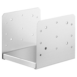 8"x 8" Post Base, 1Pcs Stainless Steel Adjustable Post Anchor Bracket(Internal 7.8 x 7.3), Adjustable Post Base for Pavilion Deck Porch Handrail Railing Support Decorative Anchor Plate