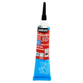 Pebeo Setacolour 3D Brod'Line 20ml - 20ML, VELVETRD