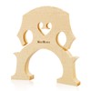 MorMoxe Cello Bridge 4/4 Size - Hand-Carved Maple, Direct Fit,