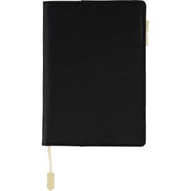 Almost daily planner day-free (A6 size) notebook cover / BS light (Black)