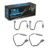 TRQ Oxygen O2 02 Sensor Downstream & Upstream Kit for