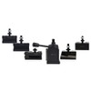 findmall 6Pcs AXA 250-111 Wedge Type Tool Post Set Quick