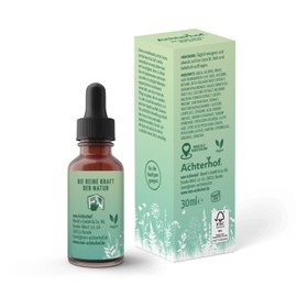 Achterhof Intensive Face Serum 30 ml with Organic Aloe Vera Juice, Organic Lotus Flower and Hyaluronic Acid Moisturising Certified Natural Cosmetics Made in Germany