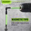 TLEEP 3.5" Long 1/4" Hex Head Allen Wrench Drill Bits,