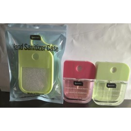 B.Pure 2 B.Pure Moisturizing Hand Sanitizer HIBISCUS & COCONUT LIME Scents & Green Case