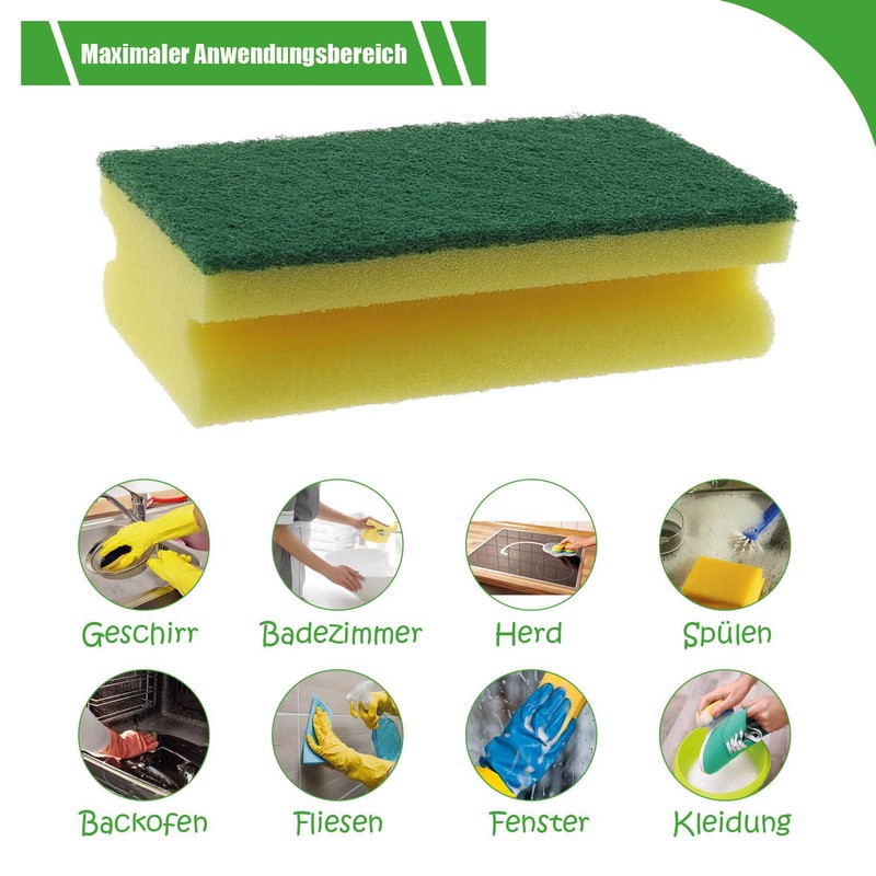 Scouring Pad XXL Kitchen Sponge 130 x 70 x 45