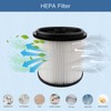 2-Pack Replacement HEPA Filter Compatible with RYOBI RY40WD01, 40V 10