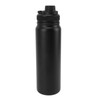 Stainless Steel Water Bottle Leak Proof Black Lightweight Insulated Water