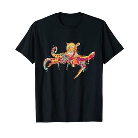 Watercolour Octopus: Pacific Ocean Sea Life T-Shirt T-Shirt, black