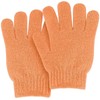 MOLOPPO Bath Glove 2 PCS Use Loofah Sponge Exfoliating Body