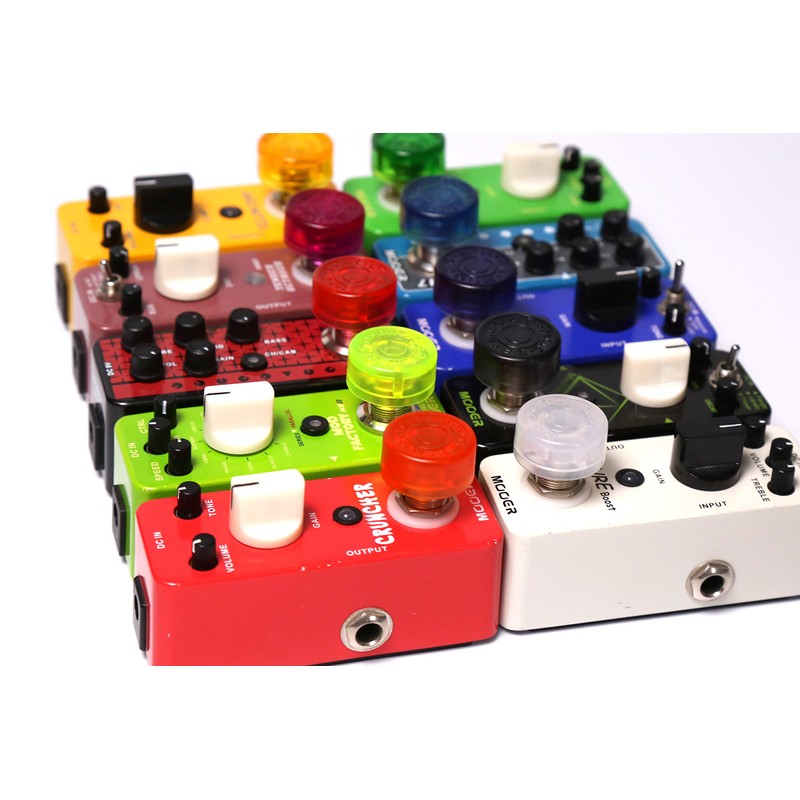 MOOER Red&Green Guitar Effects Pedal Footswitch Toppers
