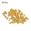 MECCANIXITY 50pcs M3 Electric Guitar Screws Bass Pickguard Screw Scratch