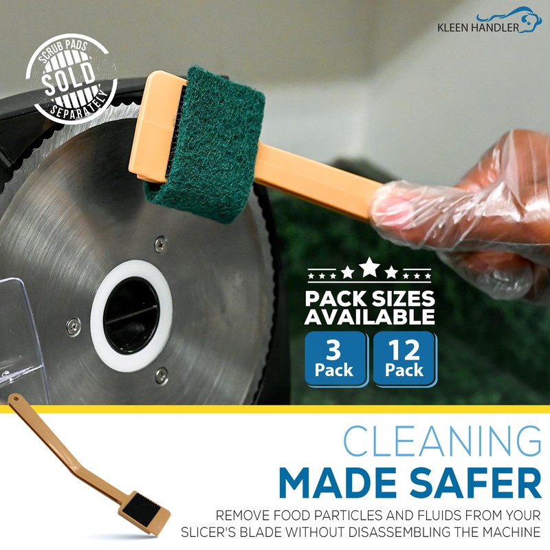 Kleen Handler 3 Pack EZ Scrub-Slicer Cleaning Tool, Electric Blade