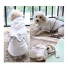 Dog Bathrobe Microfiber Quick Dry Absorbent Hooded Bath Towel for