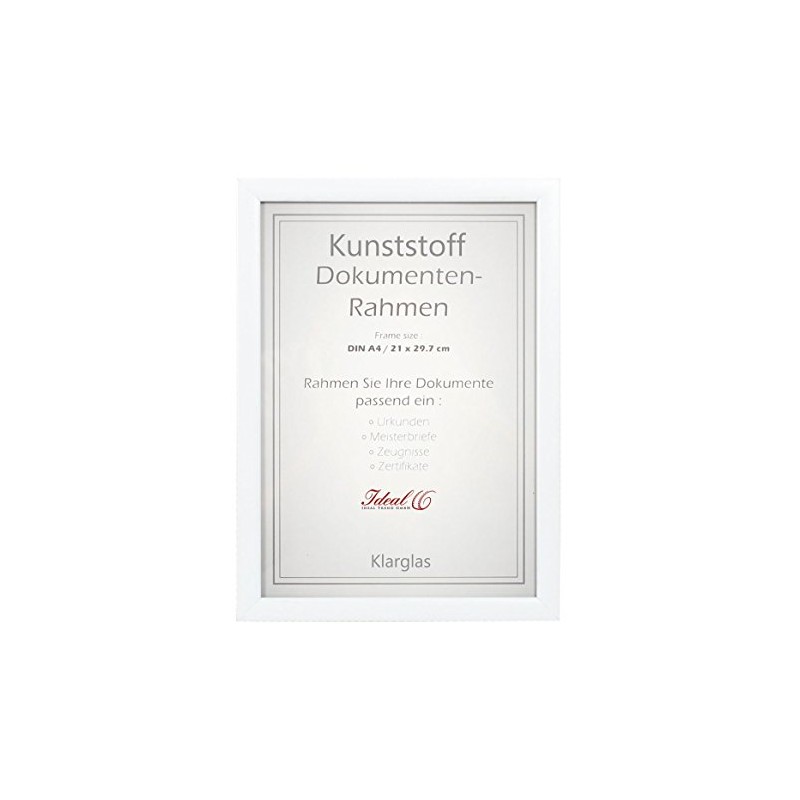 Ideal Document Picture Frame 21 x 29.7 DIN A4 Certificate